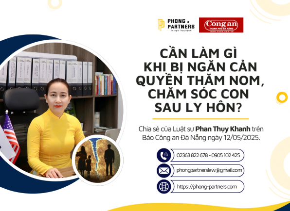 CẦN LÀM GÌ KHI BỊ NGĂN CẢN QUYỀN THĂM NOM, CHĂM SÓC CON SAU LY HÔN?