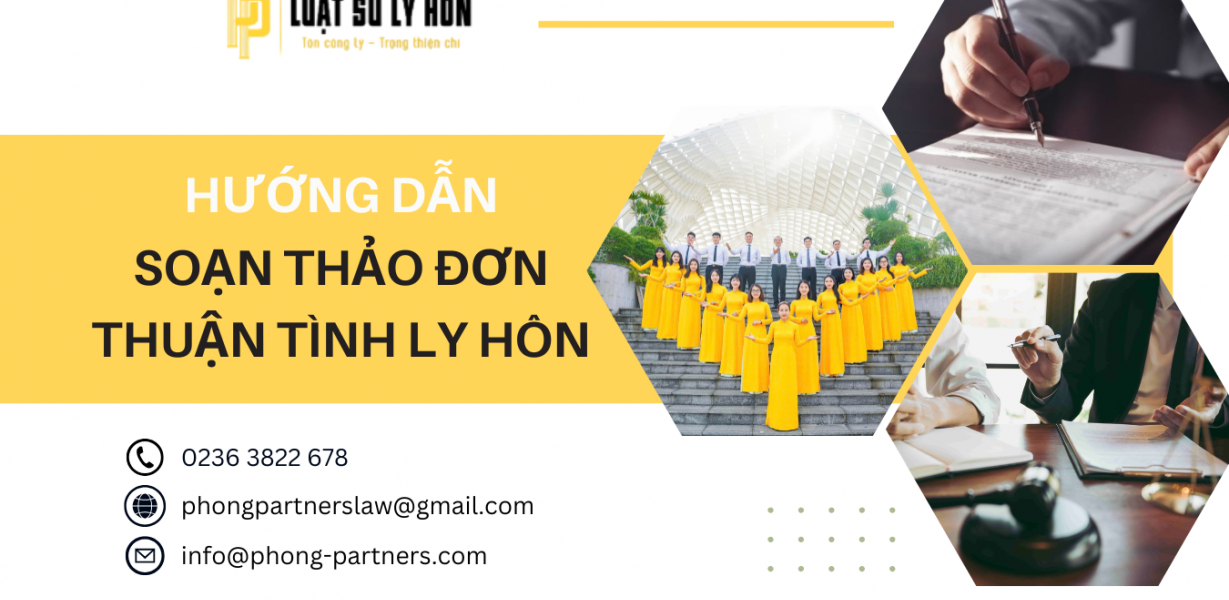 HƯỚNG DẪN SOẠN THẢO ĐƠN THUẬN TÌNH LY HÔN