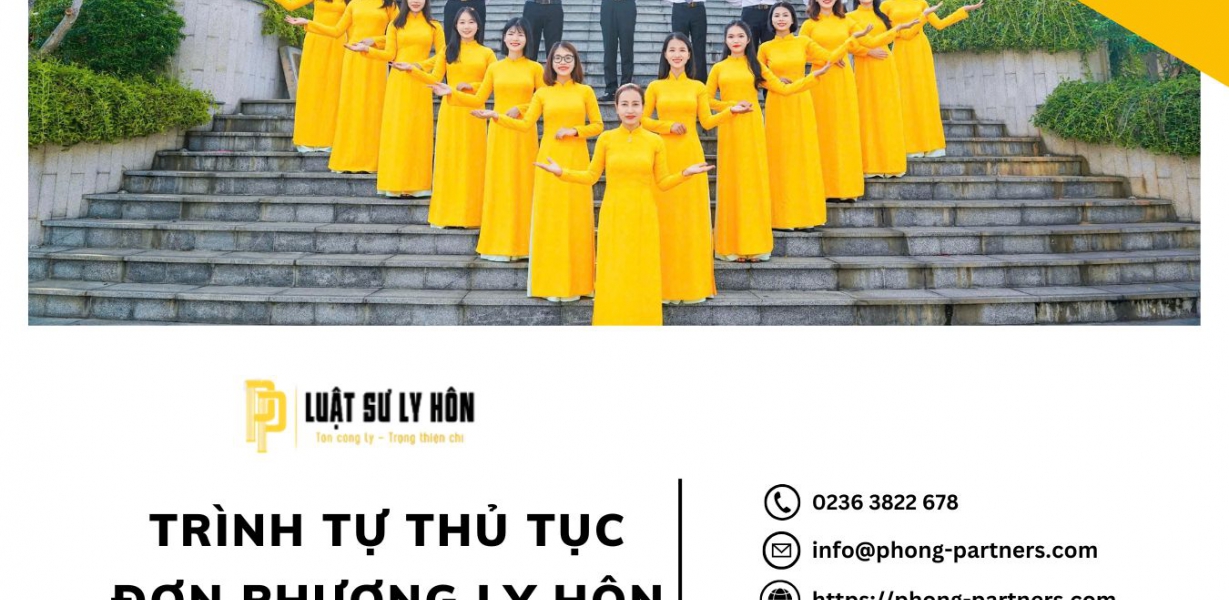 TRÌNH TỰ THỦ TỤC ĐƠN PHƯƠNG LY HÔN